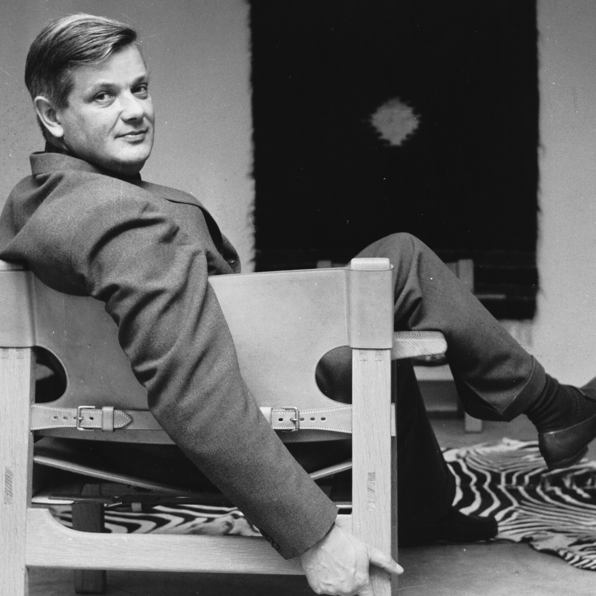 <p>Børge Mogensen (1914-1972) was one of the most important furniture designers of his generation. Having started as a cabinetmaker, like many other designers, he developed into an accomplished furniture designer who created functional and affordable furniture for the everyman. Mogensen studied at Copenhagen school of Arts and Crafts from 1936-1942 under the watchful eye of Kaare Klint as his mentor. After completing his studies he initially went on to work with Klint, from whom he learnt to produce simple and functional furniture. Later on, Mogensen also succeeded his former mentor as designer at the Museum of Decorative Arts in Copenhagen when Klint died in 1954.<br data-mce-bogus=